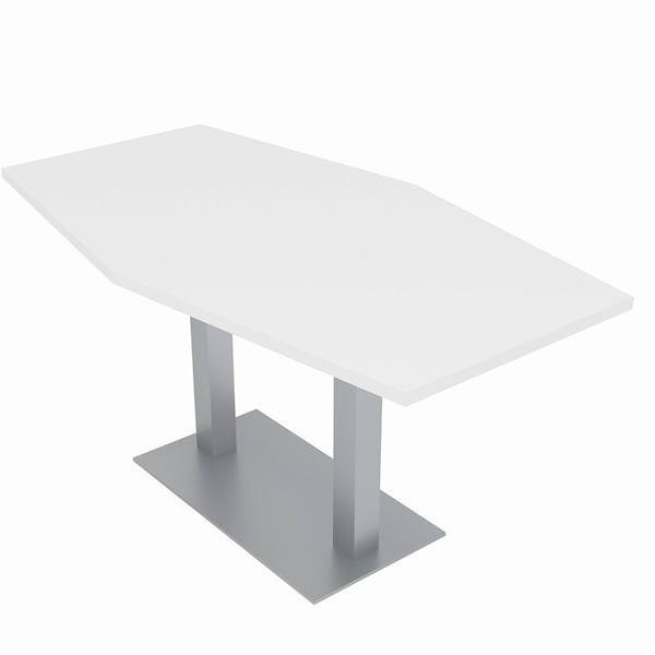 Skutchi Designs 33.5 in W, 69.5 in L, 29 in H, Engineered Wood Top, White HAR-HEX.IR-34x70-DOU-XD09 - main